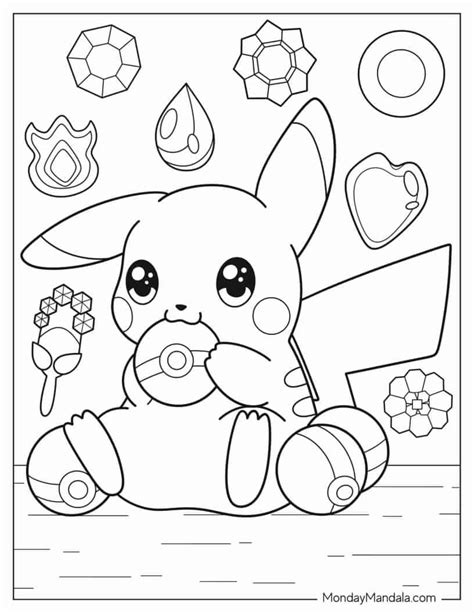 pikachu colorir|Pikachu Coloring Pages (Free PDF Printables)